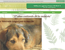 Tablet Screenshot of centroveterinariolaserna.com